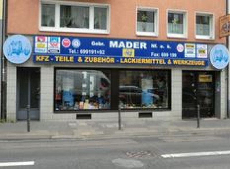 Gebr. Mader NF.eK Autoteile & Zubehör Unternehmen Gebr. Mader NF.eK Autoteile & Zubehör