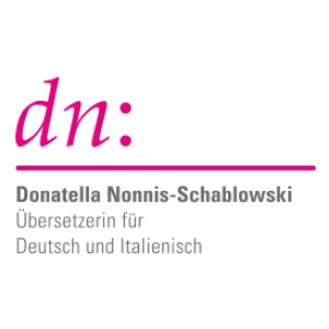 Firmenlogo von Donatella Nonnis-Schablowski Übersetzerin & Dolmetscherin für Italienisch