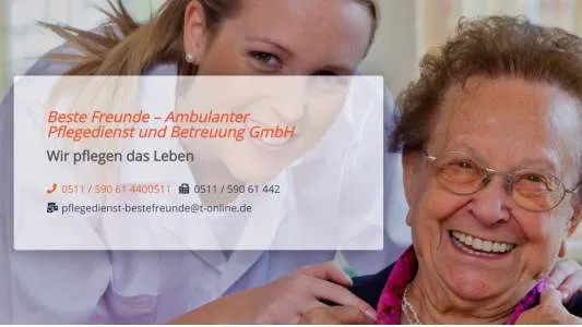 Unternehmen Pflegedienst Beste Freunde GmbH