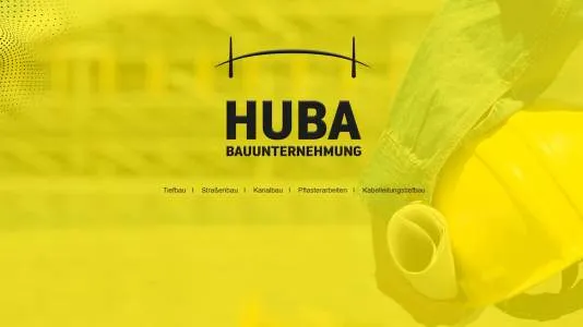 Unternehmen HUBA Bauunternehmung
