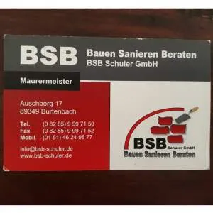 Firmenlogo von BSB Bauen Sanieren Beraten Schuler GmbH