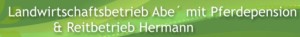 Firmenlogo von Landwirtschaftsbetrieb und Reitbetrieb Abé & Hermann